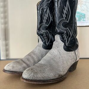 Vintage Tony Lama Bullhide Cowboy Boots